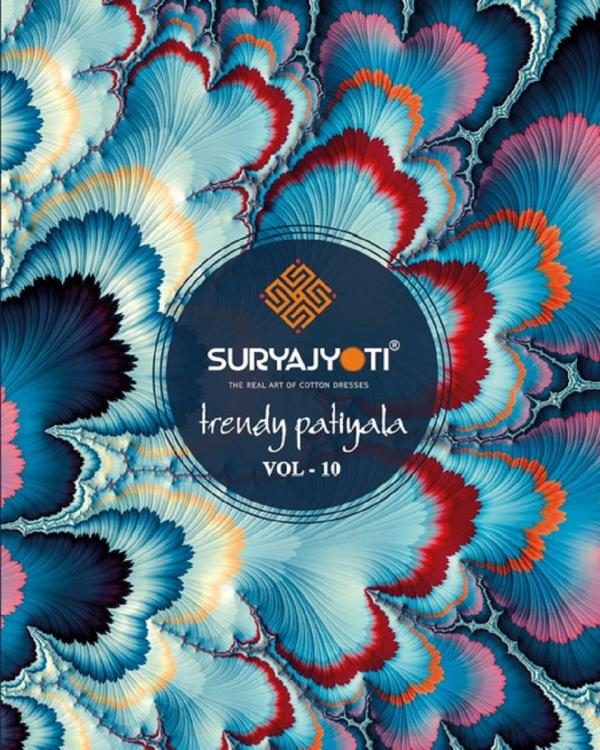 Suryajyoti Trendy Patiyala Vol 10 Designer Dress Material Collection